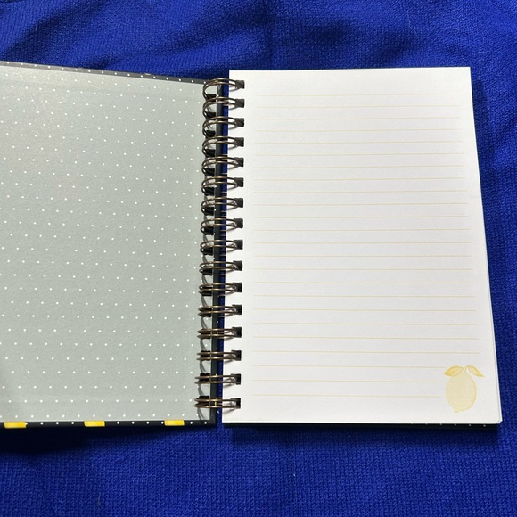 Lemon Pattern Spiral Notebook - Picture 2 of 5